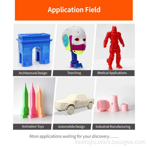 Full metal large 3d printer with 1.75mm PLA 3d printer machine for desktop model